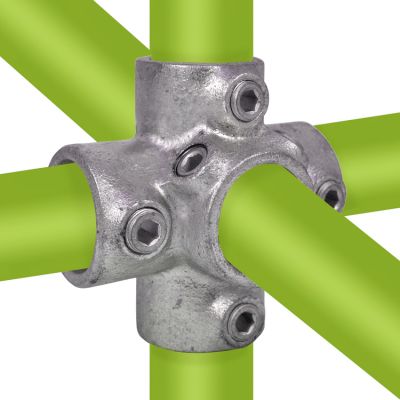 Tubular Kreuz-Verbinder 4-Wege